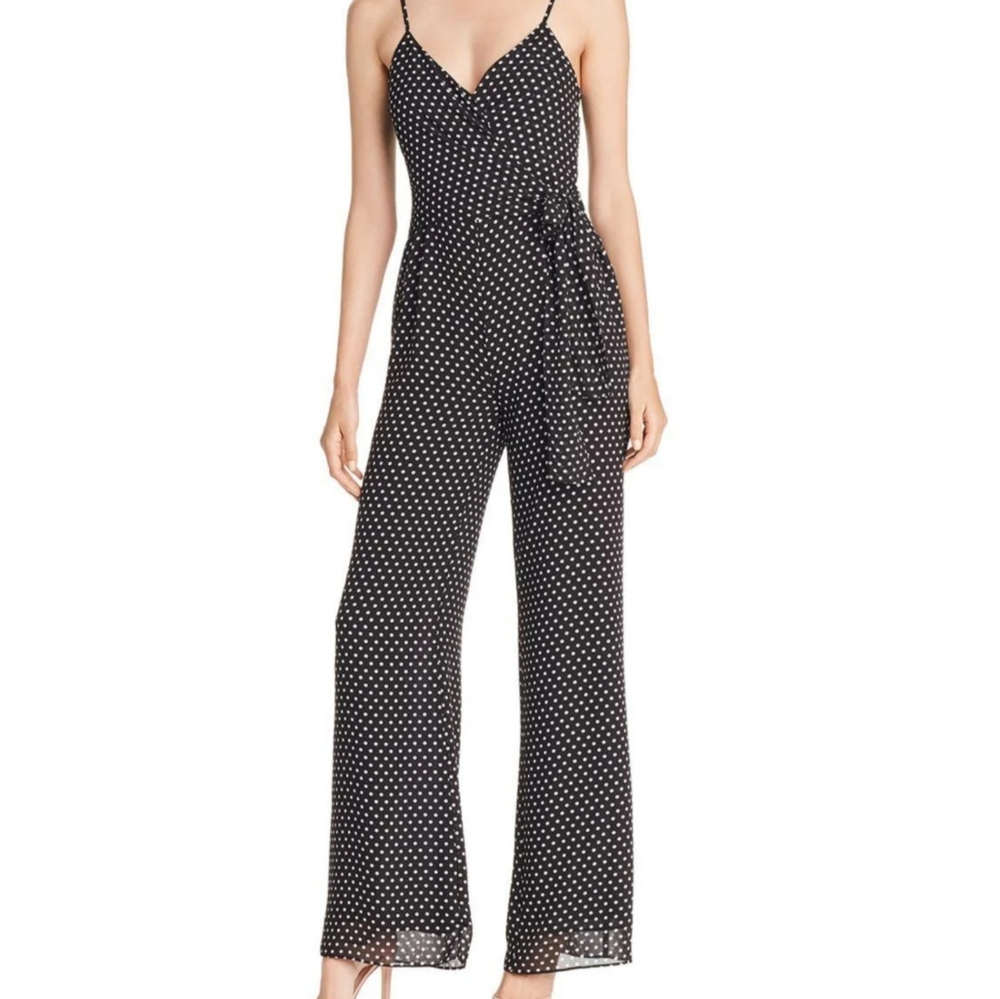 MIICHAEL Mickael kors faux-wrap wide leg jumpsuit